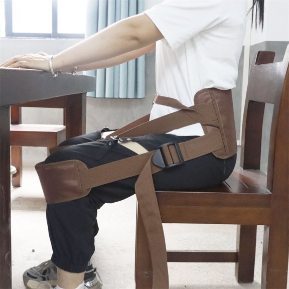 Yoga Meditation Strap for Cross-Legged - Posture Correction Belt for Zen Meditation, Elastic Stretchable, Durable for Yoga Pilates