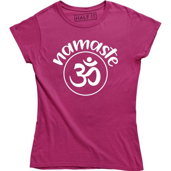 Yoga Meditation Terms Namaste Om 100% Cotton Graphic Women's T-Shirt