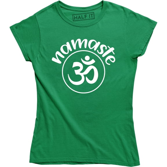 Yoga Meditation Terms Namaste Om 100% Cotton Graphic Women's T-Shirt