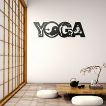 Yoga Metal Wall Art Decor