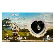 Yoga Om Symbol Chattering Chimps Love Wish Pearl Kit DIY Chain Pendant Necklace