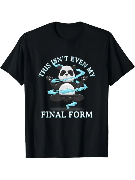 Yoga Panda Bear Meditation Animal Pandabear Zen Saying Timeless Theme For Everyday Style T-Shirt, Size S-5XL