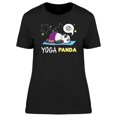 thumbnail image 1 of Yoga Panda Is Tired T-Shirt Women -Image by Shutterstock, Female Medium, 1 of 2