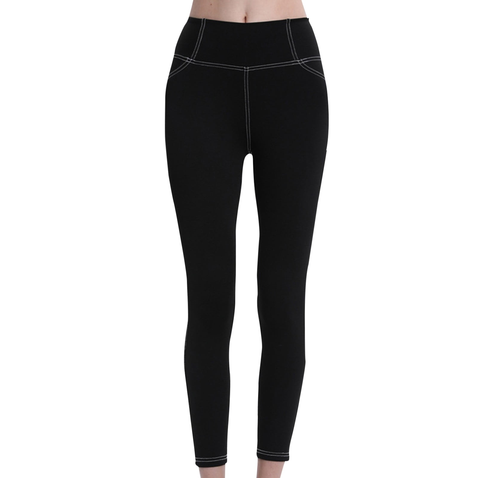 Yoga Pants For Ladies Running Workout Leggings With Double Pockets