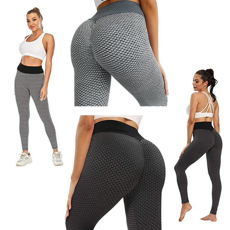 Yoga Pants High Waist Butt Lift Leggings, Women Breathable Sport Fitness  Legins