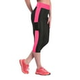 thumbnail image 1 of Yoga Pants High Waist Tummy Control Yoga Workout Capris Leggings Side Pockets Womens Pants, 1 of 4