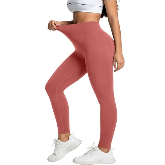 Yoga Pants JIANLAI Womens Ribbed Seamless High Waist Leggings Stretch Knit Athletic Pants Soft Sweat‑Wicking Gym Yoga Running Workout Casual Full Length Active Bottoms