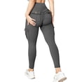 thumbnail image 1 of Yoga Pants Women Clearance Workout Breathable Gym Women Yoga Pants Athletic Elastic Waistband Non-See Athletic Pants for Women Stretch High Waisted Grey XXL, 1 of 7