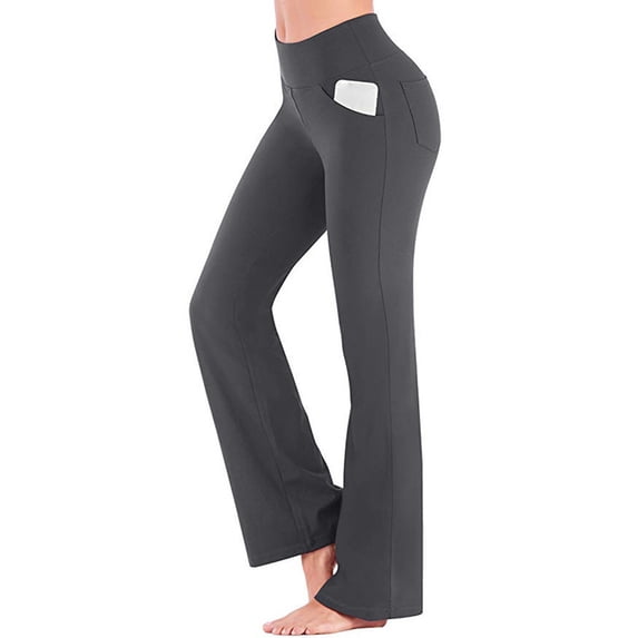 Yoga Pants Women, Flare Leggings for Women with Pockets High Waisted Bootcut Yoga Pants