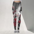 thumbnail image 1 of Yoga Pants Women High Waist Dragon Printed Seamless Yoga Pants Stretch Lifting Breathable Workout Tights Leggings Women, 1 of 4