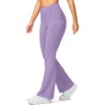 thumbnail image 1 of Yoga Pants Women High Waist Fleece Lined Butt Lifting Flare Winter Warm Thick With Pockets Sports Leggings Shorts, 1 of 6