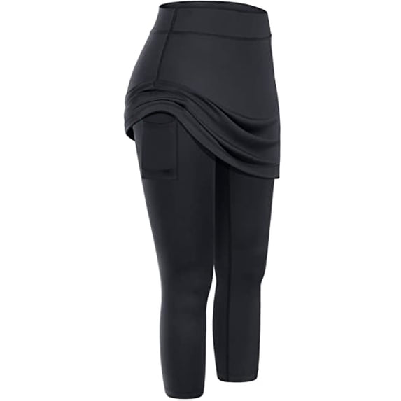 Yoga Pants Women Leggings Tennis Sports Skirted Yoga Legging Skirts Elastic Yoga Pants Workout Clothes for Women