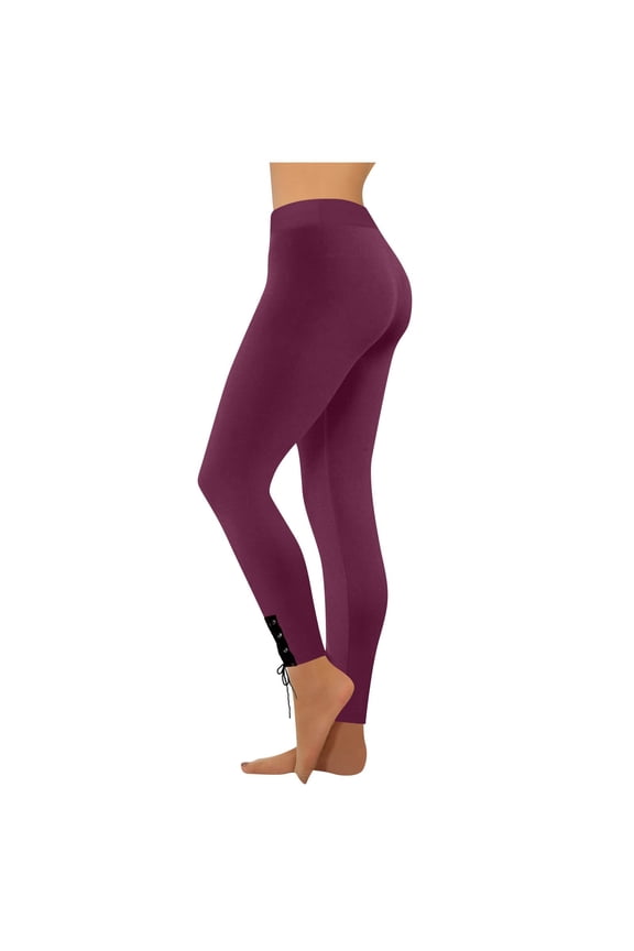 Yoga Pants Women Mid-Rise Compression Leggings Stretchy Fashion Butt Lift Capris Tights Buttery Soft Jogger Gym