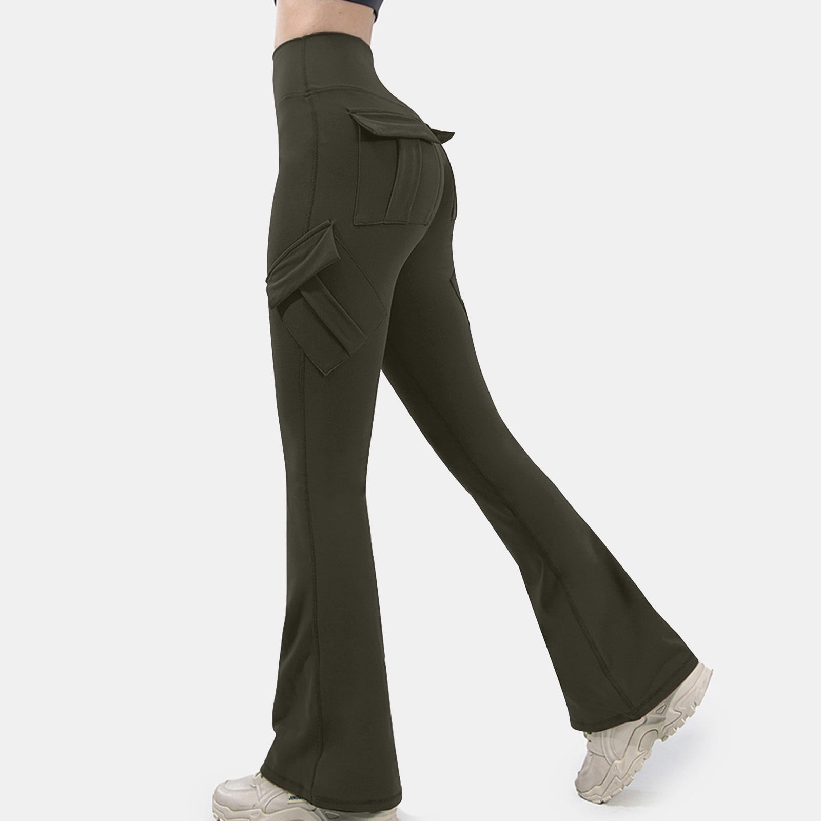 New European And American Solid Color Fashion High-waist Aports Fitness Yoga Pants