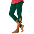 thumbnail image 1 of Yoga Pants Women Sevevn Women's Summer High Waisted Solid Color Capris Matching Fitting Yoga Gym Pants, 1 of 6