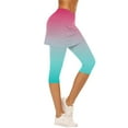 thumbnail image 1 of Yoga Pants Women Skirted Leggings Athletic Skorts Gym Tennis Yoga Legging High Waisted Leggings With Skirts Workout Clothes for Women, 1 of 3