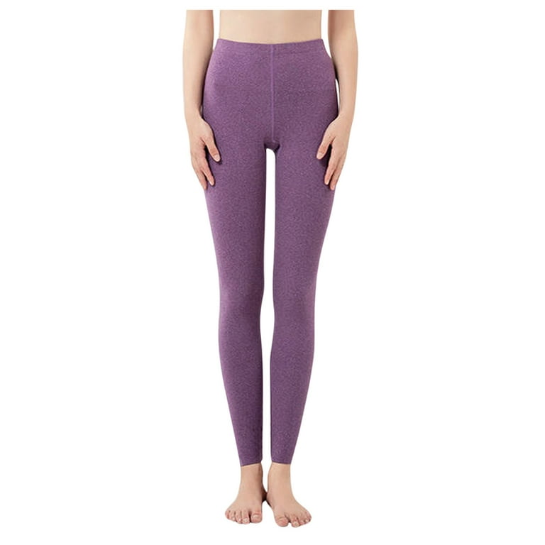 Yoga Pants Women Warm Winter Elastic Thermal Leggings Lined High Pants  Waisted Yoga Pants