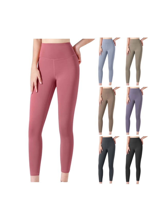 Yoga Pants Women Women's Super High Waist Yoga Pants Slant Pockets Fitness Running Training Stretch Quick Dry Tight Sports Pants Black L
