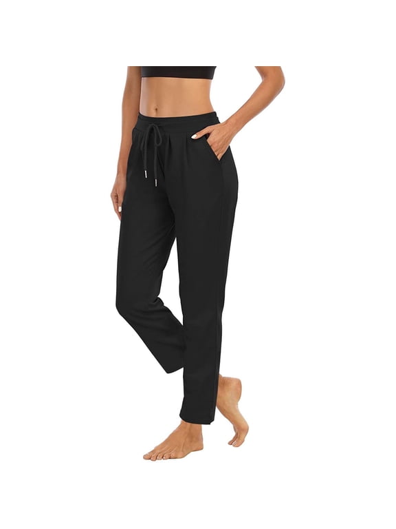 Yoga Pants for Women Casual Joggers Pants Yoga Sports Loose Casual Long Pants Trousers with Pockets