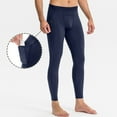 thumbnail image 1 of Yoga Pants for Men with Side Pockets Stretchy Slim-Fit Compression Running Leggings Trousers Mens Solid Athletic Workout Basketball Pant, 1 of 6