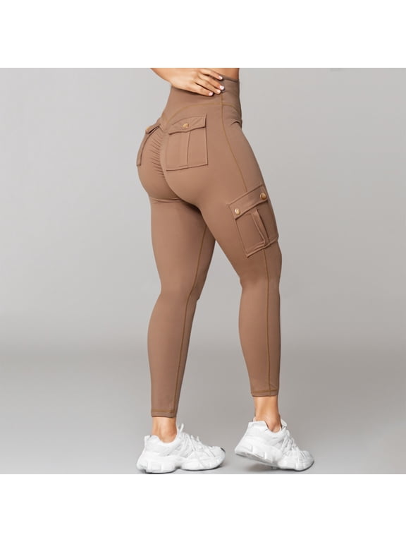 Yoga Pants for Women High Waist High Elasticity Yoga Pants with Pockets Workout Running Yoga Leggings for Women