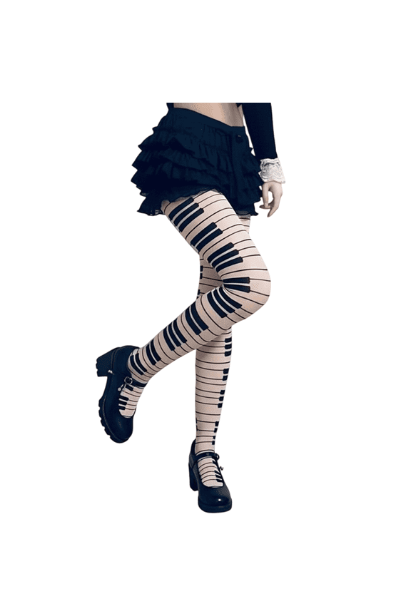 Yoga Pants for Women High Waist Music Note Gothic Letter Printed Pantyhose All Season Elastic Daily Leggings Women Leggings