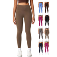 thumbnail image 1 of Yoga Pants for Women Solid Color High Waisted Leggings Casual Tummy Control Pants Workout Athletic Daily, 1 of 6