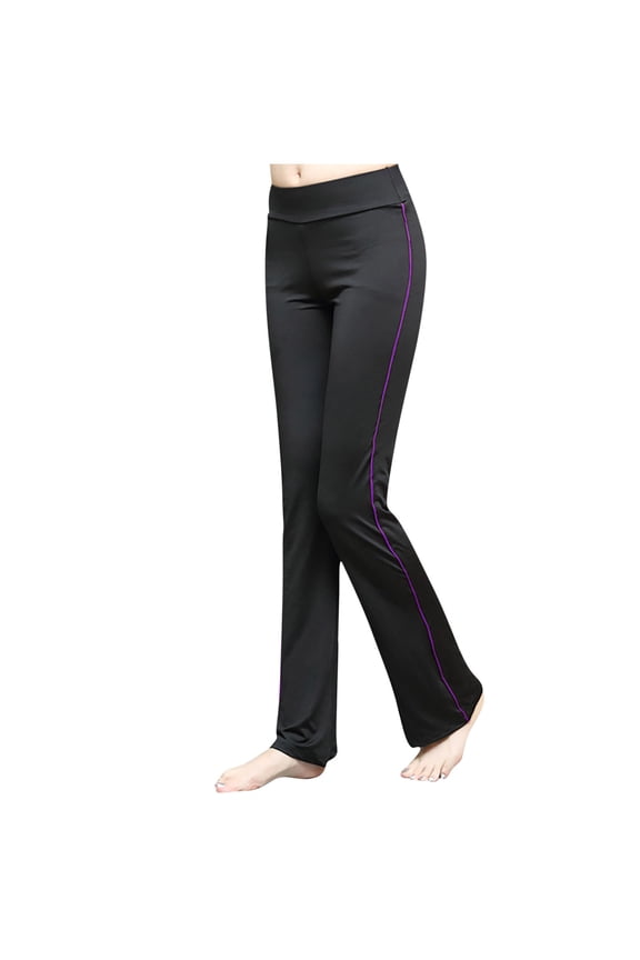 Yoga Pants for Women Solid Style Airport Outfit Walking Pilates Studio Weekend Casual Summer Polished Casual Look Versatile Gym Wear Smooth Waistband