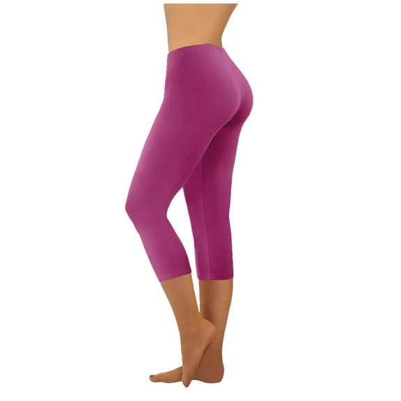 Yoga Pants for Women Tummy Control Capris Workout Running Gym Leggings