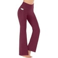 thumbnail image 1 of Yoga Pants for Women with Pockets High Waisted Workout Pants for Women Bootleg Work Pants Dress Pants, 1 of 6