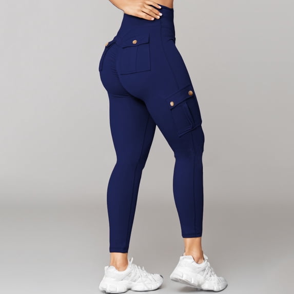 Yoga Pants with Pockets for Women High Waist High Elasticity Yoga Pants with Pockets Workout Running Yoga Leggings for Women