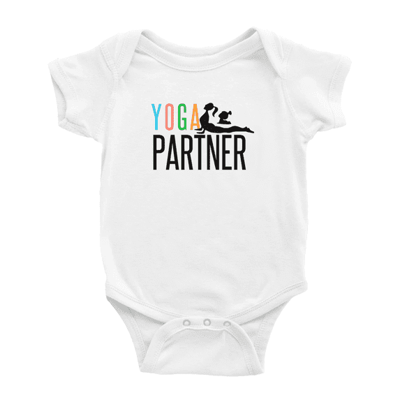 Yoga Partner Funny Baby Bodysuit Boy Girl Unisex