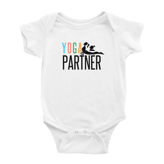 Yoga Partner Funny Baby Bodysuit Boy Girl Unisex