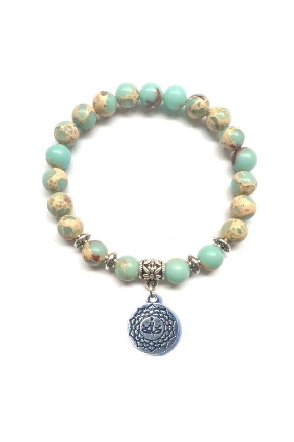 Yoga Pendant True Pine Stone Shoushan Volcanic Lava Bracelet