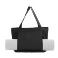 thumbnail image 1 of Yoga Pilates Canvas Handheld Bag - Soft Fabric Tote for Yoga Mat Clothes, Lightweight Durable for Fitness Travel, Portable for Women Men, 1 of 3