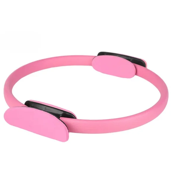Yoga Pilates Ring with Dual Grip Handles, Durable Non-Slip Exercise Circle for Thigh, Core & Pelvic Floor Muscle Training