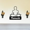 thumbnail image 1 of Yoga Pose Namaste - Beautiful Solid Steel Home Decor Decorative Accent Metal Art Wall Sign, 1 of 3