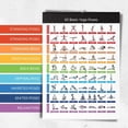 thumbnail image 1 of Yoga Poster Series - Top 362 Best Yoga Poses Poster | 14 Pages Spiral Poster Series, English and Sanskrit Names, 1 of 5