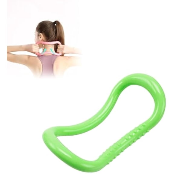 Yoga Ring for Leg Calves, Fitness Circle, Yoga Equipment, Training Ring, Pilates Circle Stretch Resistance Training Support Massage, Resistance Support Tool(Green)