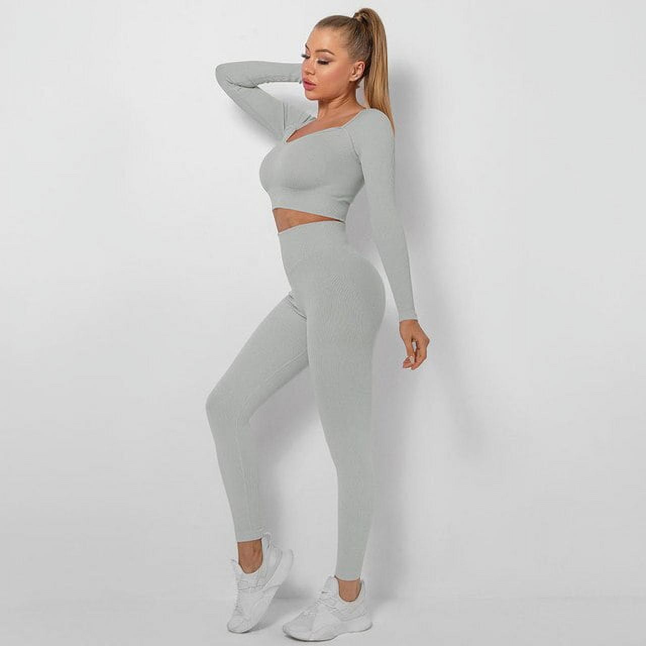 Yoga Set Seamless Women Gym Sport Suit Gym Set Workout Clothes For