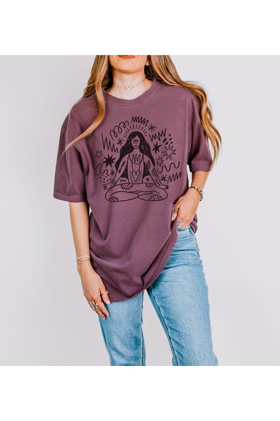 Yoga Shirt, Pilates Tshirt, Yoga Instructor, Yogi T-Shirt, Yoga Lover Gift, Lotus Pose, Me