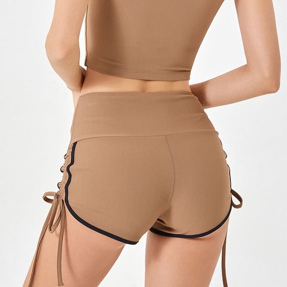 Yoga Short Pants for Women Hip Lift Quick Dry Shorts High Elastic Workout Shorts Slim Fit Runing Pants