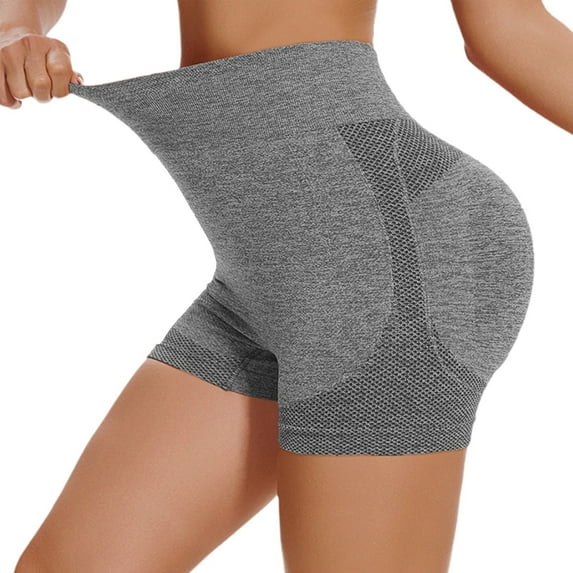 Yoga Shorts, Comfy Shorts for Women,High Performance Yoga Shorts for Women Breathable Fitness Compression Wear Comfortable Workout -Wicking Design Lightweight Active Apparel