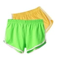 thumbnail image 1 of Yoga Shorts For Women Dgankt 2 Piece Set Women's Formal Casual Shorts Woven Running Shorts, 1 of 2