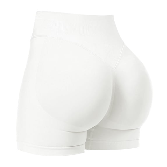 Yoga Shorts High Waist Hip Lift Quick Dry Sports Shorts High Elastic Seamless Running Fitness Shorts