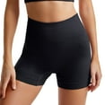 thumbnail image 1 of Yoga Shorts Women's High Waisted Fitness Workout Running Yoga Gym Short Pants Women Shorts Black L, 1 of 4
