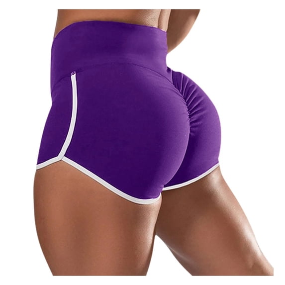 Yoga Shorts for Women Basic Slip Bike Compression Leggings Capris Running Workout Shorts