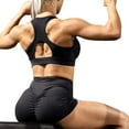 thumbnail image 1 of Yoga Shorts for Women Sexy Ruched Butt Lifting Gym High Waisted Booty Twerking Dukes Running Workout Shorts, 1 of 7