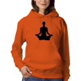 thumbnail image 1 of Yoga Silhouette      Hoodie Women -Image by Shutterstock, Female Medium, 1 of 4