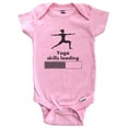 thumbnail image 1 of Yoga Skills Loading Funny Yoga Pose Baby Bodysuit (Pink), 3-6 Months, 1 of 2